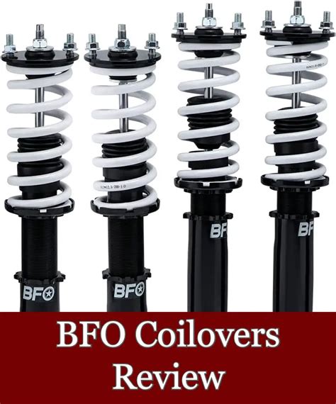 Its 350hp engine can speed you up to 60mph in just 4. . Bfo coilovers review